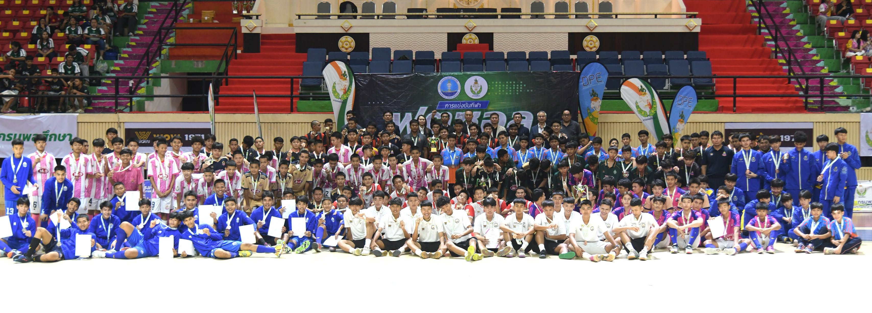ปิดฉาก DPE WOW Futsal Cup 2026 กรมพลศึกษามอบรางวัล พร้อมดันทีมเด่นสู่ประเภท ก