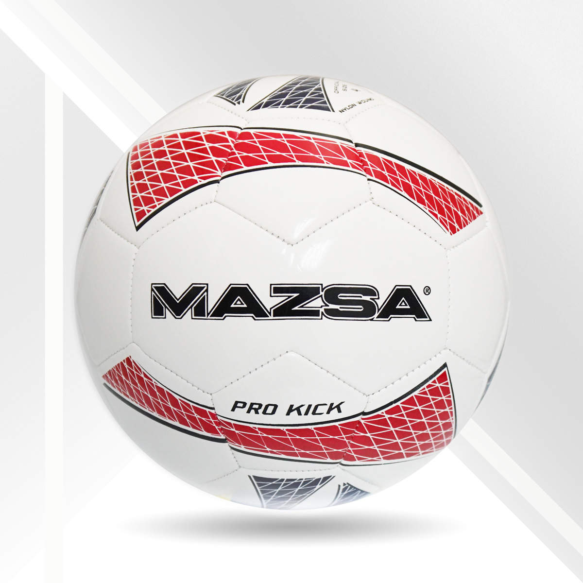 ฟุตบอล หนังเย็บ TPU  MAZSA # 4 Pro Kick TPU Machine Stitched Soccerball MAZSA # 4 รุ่น Pro Kick