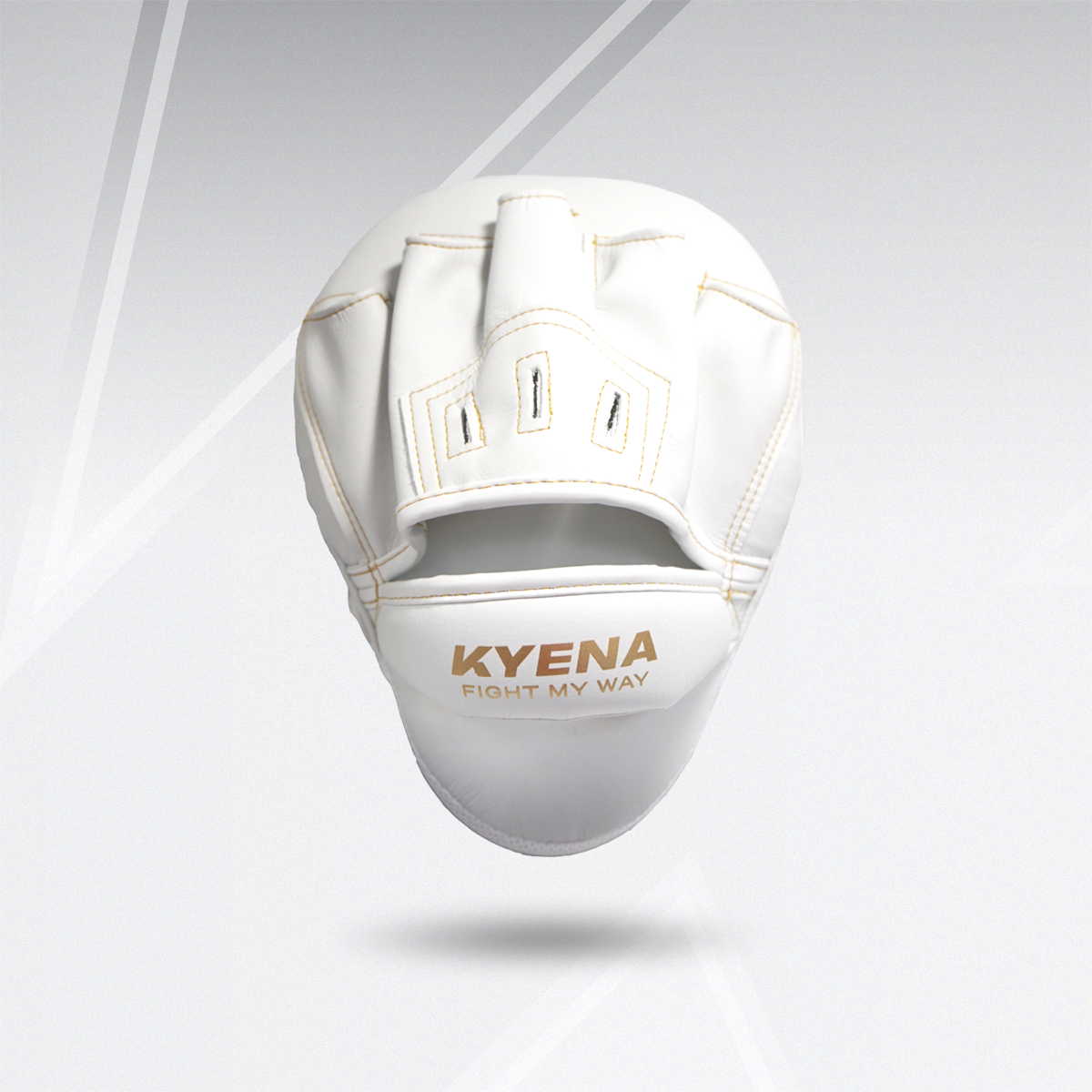 Focus Mitt PU White/Gold PU Focus Mitt White/ Gold