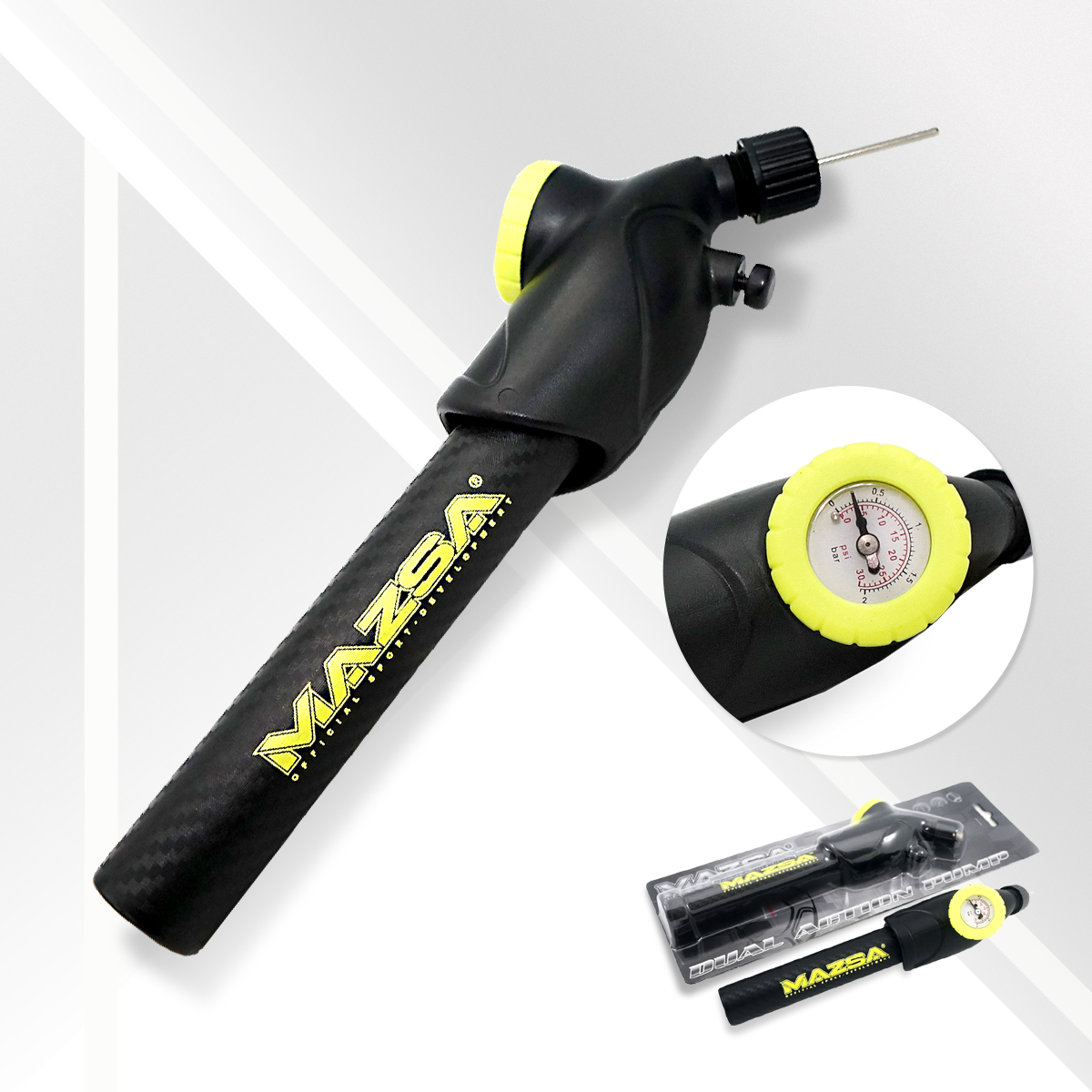 TWO WAY PUMPING hand pump with gauge size 6 inches. TWO WAY PUMPING 6 Inch (Gauge)