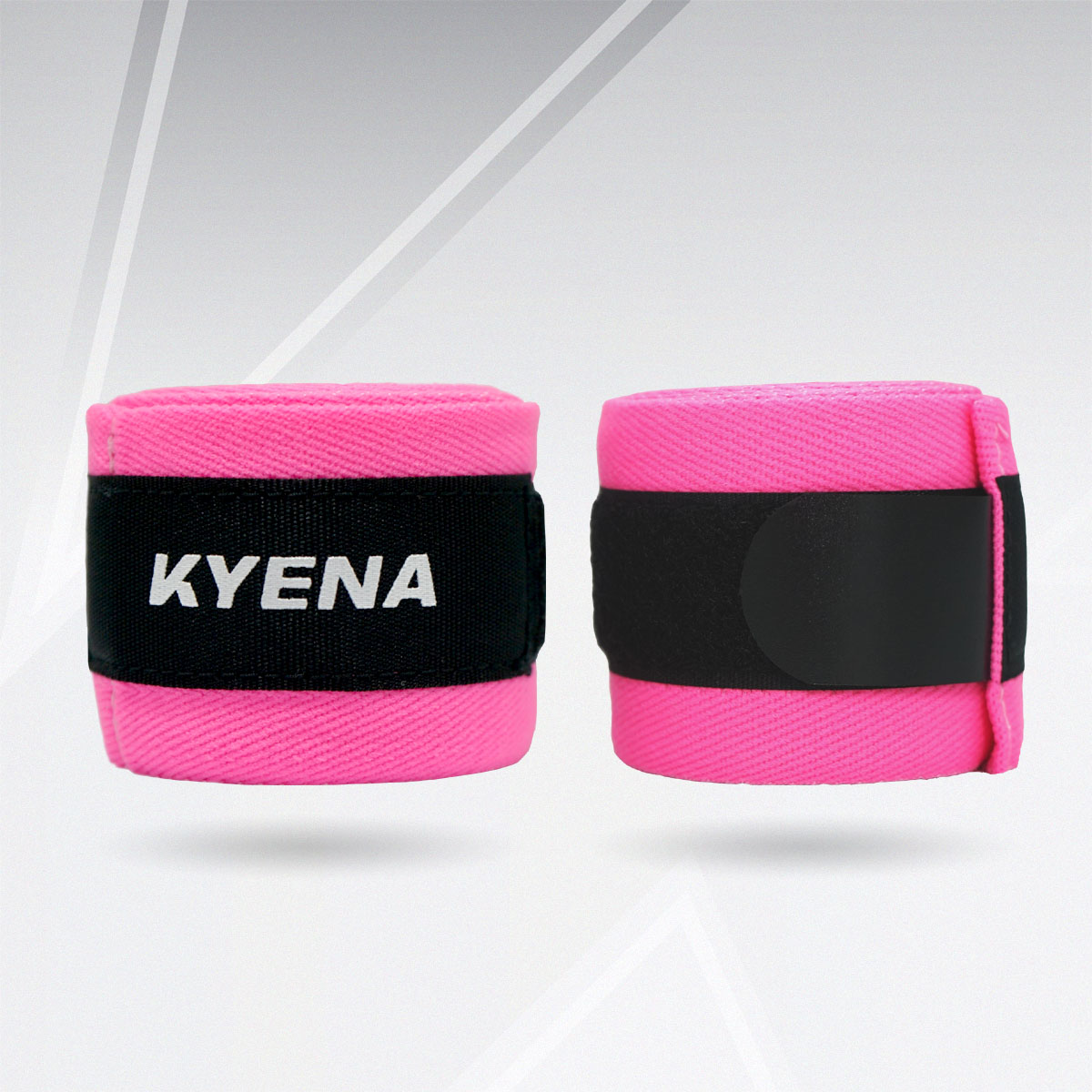 Boxing Hand Wraps herringbone pattern- Pink