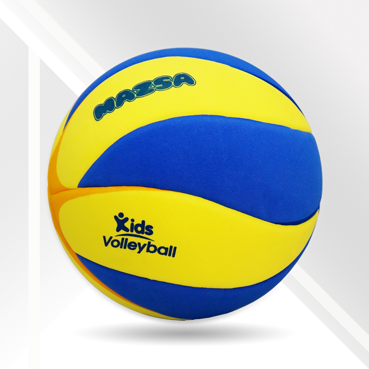 วอลเลย์บอล EVA FOAM 10 แผ่น MAZSA # 5 EVA FORM Laminated Volleyball 10 Panels # 5